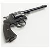 Image 9 : Colt New Service DA revolver, .45 Colt cal.,  7-1/2” barrel, blue finish, checkered hard rubber  gri