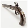 Image 11 : Modern handmade custom flintlock Kentucky pistol,  barrel signed “J. Lynch”, .40 cal., 12” octagon  