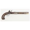Image 1 : Modern handmade custom flintlock Kentucky pistol,  barrel signed “J. Lynch”, .40 cal., 12” octagon  