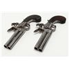 Image 5 : Pair of tap action over and under flintlock  pistols of continental origin in very good plus  origin