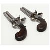 Image 6 : Pair of tap action over and under flintlock  pistols of continental origin in very good plus  origin