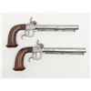 Image 1 : Unusual pair of large percussion pistols marked “B  & Cie” in a small stamped circular cartouche jus