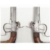 Image 3 : Unusual pair of large percussion pistols marked “B  & Cie” in a small stamped circular cartouche jus
