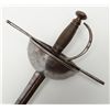 Image 3 : Spanish cup hilt rapier in military style circa  17th   to early 18th century showing 34 ½” blade  a