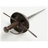 Image 6 : Spanish cup hilt rapier in military style circa  17th   to early 18th century showing 34 ½” blade  a