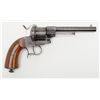 Image 4 : Single action pinfire revolver circa about 1859 by  Lefaucheux of Paris in near fine original  condi