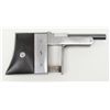 Image 1 : Unusual possibly one-of-a-kind prototype of Palm  squeezer pistol completely unmarked in 5.5 mm  rim
