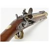 Image 13 : English brass barrel flintlock blunderbuss with  spring bayonet signed “Wheeler, London” circa  earl
