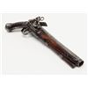 Image 7 : Spanish flintlock pistol circa 18th century  showing Hallmarked barrel by Bustindui and the  lock sh