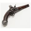 Image 8 : Spanish flintlock pistol circa 18th century  showing Hallmarked barrel by Bustindui and the  lock sh
