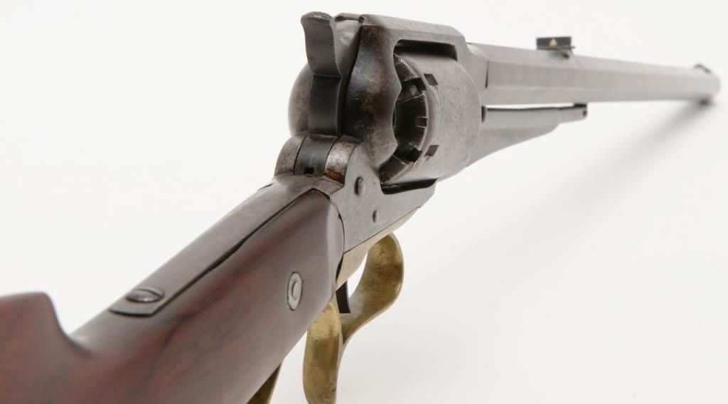 Remington Revolving percussion carbine conversion to breech-loading ...