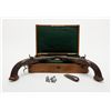 Image 5 : Pair of French officer’s style pistols from  Napoleonic era converted from flintlock to  percussion 