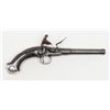 Image 1 : English Queen Anne style flintlock pistol circa  early to mid-18th century with fancy silver mounts 