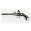 Image 2 : English Queen Anne style flintlock pistol circa  early to mid-18th century with fancy silver mounts 