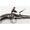 Image 6 : English Queen Anne style flintlock pistol circa  early to mid-18th century with fancy silver mounts 