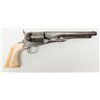 Image 1 : Colt 1860 Army revolver .44 caliber percussion  with 8” barrel, factory open vine scroll style  engr