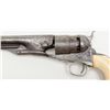 Image 9 : Colt 1860 Army revolver .44 caliber percussion  with 8” barrel, factory open vine scroll style  engr