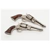 Image 11 : Cased pair of period factory style engraved  Remington New Model Police cartridge conversion  revolv