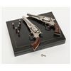 Image 5 : Cased pair of period factory style engraved  Remington New Model Police cartridge conversion  revolv
