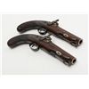 Image 10 : Pair of percussion large bore belt pistols signed  “D. Egg. London” on the top of the barrels (Note:
