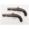Image 8 : Pair of percussion large bore belt pistols signed  “D. Egg. London” on the top of the barrels (Note: