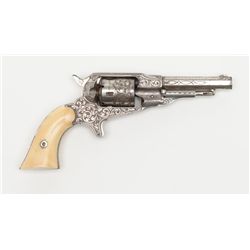 Remington New Model pocket revolver, converted  from percussion to .32 RF cal., full and finely  New