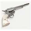 Image 11 : Colt SAA revolver,  .32 W.C.F. cal., 7-1/2”  barrel, nickel finish, pearl grips, #117841 in  overall
