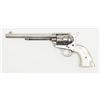 Image 2 : Colt SAA revolver,  .32 W.C.F. cal., 7-1/2”  barrel, nickel finish, pearl grips, #117841 in  overall