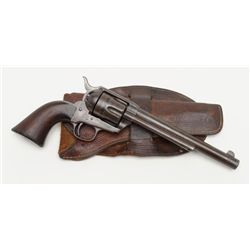 Colt SAA black powder revolver, .45 cal., 7-1/2”  barrel, blue finish, wood grips, #61552 in overall