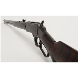 Winchester Model 1873 lever action rifle, .32  W.C.F. smooth bore cal., 24” octagon barrel, blue  fi