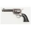 Image 2 : Colt SAA revolver, .44-40 cal., 4-3/4” barrel,  blue and case hardened finish, checkered hard  rubbe