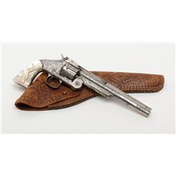 Smith & Wesson 2nd model American .44 caliber  single action revolver with 8” barrel showing  origin