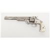 Image 3 : Smith & Wesson 2nd model American .44 caliber  single action revolver with 8” barrel showing  origin