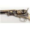 Image 5 : Colt Model 1849 Pocket percussion revolver, .31  cal., 5” octagon barrel, custom engraved and  multi