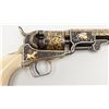 Image 6 : Colt Model 1849 Pocket percussion revolver, .31  cal., 5” octagon barrel, custom engraved and  multi