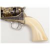 Image 7 : Colt Model 1849 Pocket percussion revolver, .31  cal., 5” octagon barrel, custom engraved and  multi