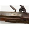 Image 4 : Unusual elliptical barrel blunderbuss with top  mounted spring bayonet signed “Harcourt” on the  loc