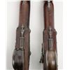 Image 6 : Pair of classic French silver mounted pistols  converted from flintlock to percussion with ornate  E