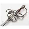 Image 3 : European swept hilt rapier circa late 16th to  early 17th century showing 42 ¼” blade and nearly  48