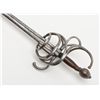 Image 4 : European swept hilt rapier circa late 16th to  early 17th century showing 42 ¼” blade and nearly  48