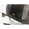 Image 2 : 17th century German Morrian style black and white  armor helmet retaining original ear flaps and  le