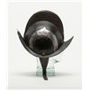 Image 5 : 17th century German Morrian style black and white  armor helmet retaining original ear flaps and  le