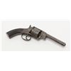 Image 11 : “W. Adams, London” engraved double action pinfire  revolver with period engraved agent name on the  