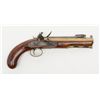Image 2 : Near fine original flintlock pistol with top  mounted spring bayonet signed “Forest, London”  circa 