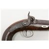 Image 3 : Secondary Confederate English made percussion belt  size pistol with lock importer or agent signed  
