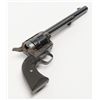 Image 10 : Scarce Colt SAA revolver, .38 Colt cal., 7-1/2”  barrel, blue and case hardened finish, checkered  h