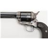Image 3 : Scarce Colt SAA revolver, .38 Colt cal., 7-1/2”  barrel, blue and case hardened finish, checkered  h