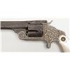 Image 11 : Smith & Wesson .38 Single Action Second Model  revolver, custom high relief engraved in old  fitted 