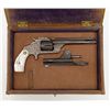 Image 5 : Smith & Wesson .38 Single Action Second Model  revolver, custom high relief engraved in old  fitted 