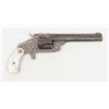 Image 7 : Smith & Wesson .38 Single Action Second Model  revolver, custom high relief engraved in old  fitted 